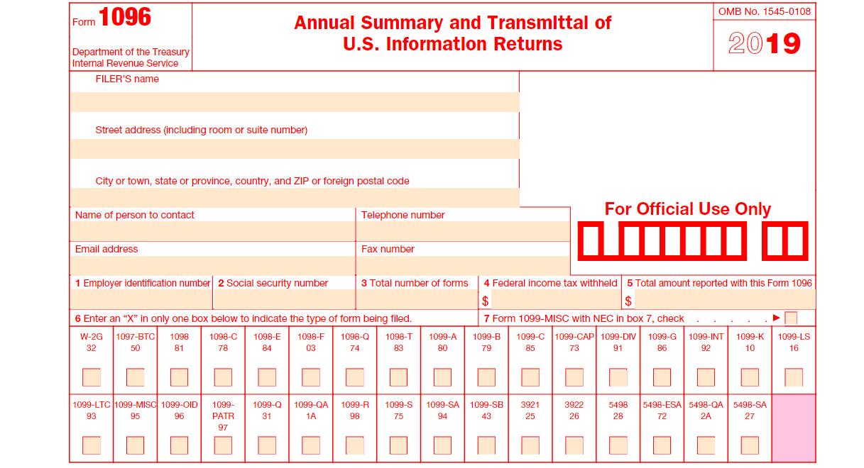 Fillable Form 1096 Edit Sign Download In PDF PDFRun