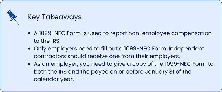 1099-NEC-Form-Key-Takeaways