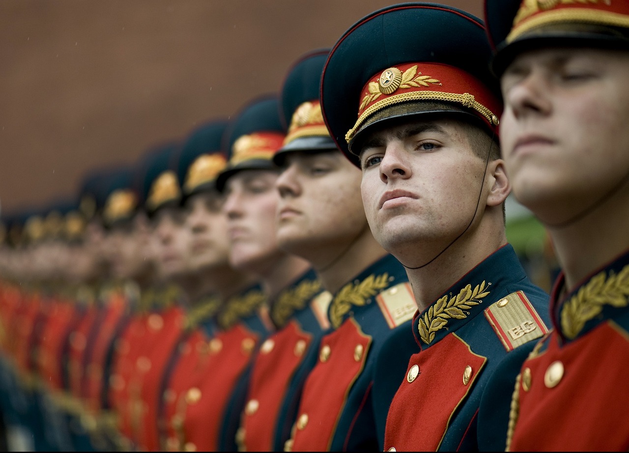 military-officers-lined-up